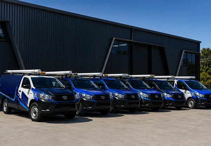 Service vans ready for Thornleigh callouts